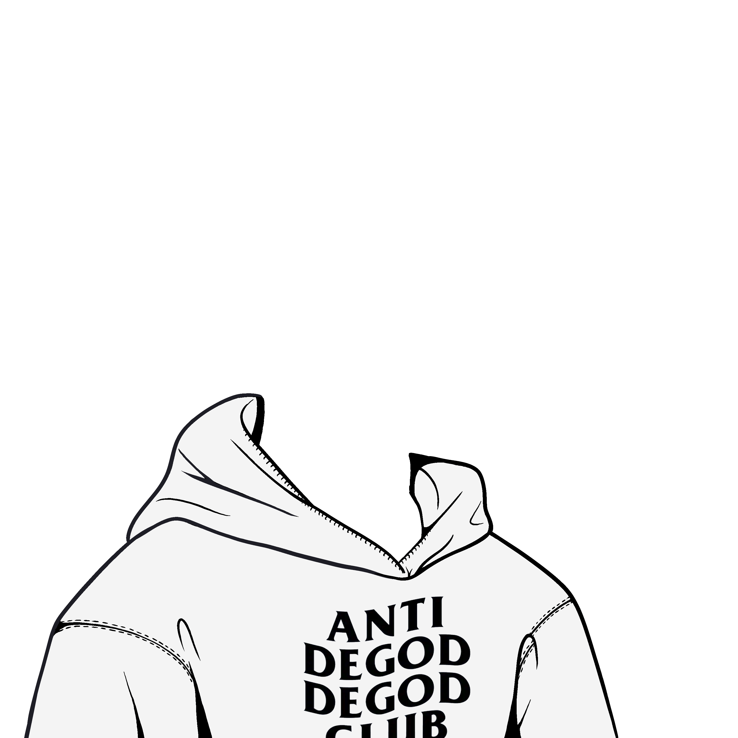 C] Anti DeGod DeGod Club Hood