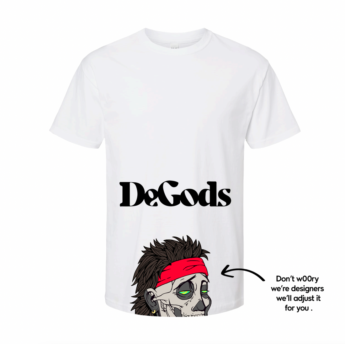 Custom DeGod Cropped Tee