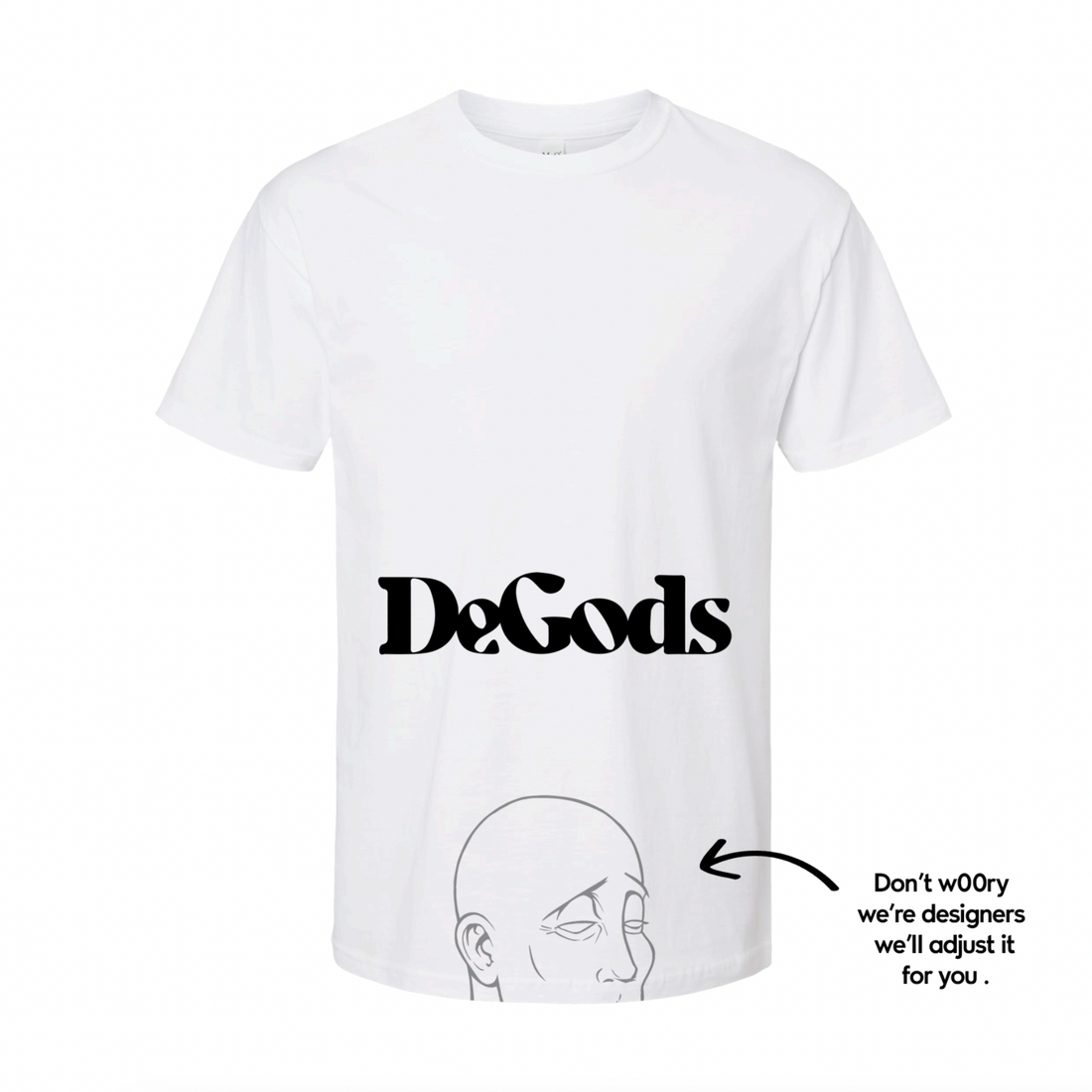 Custom DeGod Cropped Tee